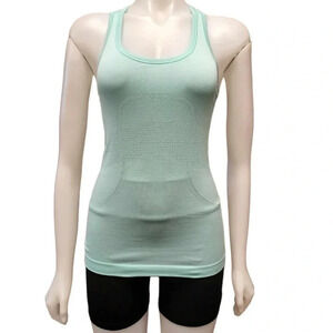 Lululemon Women's Swiftly Tech Racerback Heathered
Blue  Green Size 4